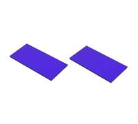 2pcs Glass Experimental Tool Chemistry Slide for Ion Flame Color Reaction Glass Plate for Science Lab and School Experiments