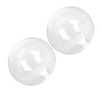 2pcs Glass Globe Lamp Shade for G9 Ceiling Light Replacement | Smooth Finish, Single-mouth Shell Design, Modern round Form, Quick Install for Study and Home Renovation