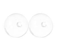 2pcs Glass Globe Lamp Shade G9 Base Replacement for Ceiling Fixtures | 20 MM Opening, Spherical Cover, Set, Indoor Use, Vintage and Modern Style