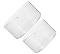 2pcs Glass Lab Dish, round Flat Bottom Crystallizing Bowl | 113ml or 286ml Capacity, Smooth Inner Wall, Glass, Precise Pouring and Easy Collection