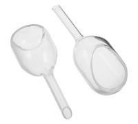2pcs Glass Laboratory Weighing Boat for Chemical Analysis Reusable