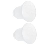 2pcs Glass Lamp Shade E27 Frosted Bell-Shaped Glass Cover | Modern Chic Style, Marble Cracked Texture Pattern, for Pendant Fixtures and Wall Lamp, Softer Ambient Light