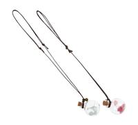 2pcs Glass Perfume Bottle Car Hanging Pendant Modern Art