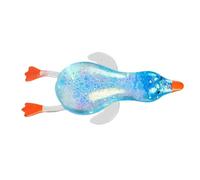 2PCS Glitter Duck Squeeze Toy, 13x7cm Cute Duck Squishyes Sugar Stress Ball, TPU Ducks Fidget Toy, Colorful Ducks Stress Fidget, Stresss Relief Pinch, Glitter Squeeze Toys For Home Travel Work Study