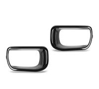 2pcs Gloss Black Front Bumper Air Duct Brake Vent Cover Trim Replacement for S F55 F56 F57 2014-2021
