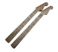 2PCS Gloss Maple Guitar Neck 22 Frets 25.5" Fingerboard Vine Inlay