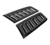2PCS Glossy Black Hood Vents for Ford Focus for RS MK2 Style, Carbon Pattern ABS Plastic Air Flow Scoops, hood scoop for ford focus for Rs mk2 Car Exterior Styling Kit