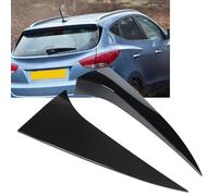 2pcs Glossy Black Rear Window Side Spoiler, Rear Window Spoiler, Spoiler Wing Car Accessories Replacement for Hyundai IX35 2010-2017