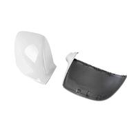 2Pcs Glossy Car Rear View Side Mirror Replacement Cover Cap For VW For Transporter T5 T5.1 T6 7E1857527F(White)