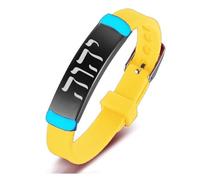 2pcs Glow in The Dark Hebrew God Silicone Bracelets for Men Women, Casual Jewish Tetragrammaton Jehovah YHWH Rubber Wristband Blessing Shema Yisrael Hebrew Jewellery for Everyday & Holiday Wear