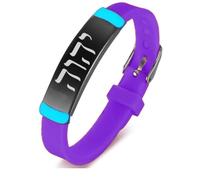 2pcs Glow in The Dark Hebrew God Silicone Bracelets for Men Women, Casual Jewish Tetragrammaton Jehovah YHWH Rubber Wristband Blessing Shema Yisrael Hebrew Jewellery for Everyday & Holiday Wear