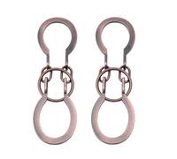 2Pcs God Lock Puzzle Metal Ring Solution Intellectual Deduction Unlock Puzzle Brain Tease Unlock Horseshoe Buckle Gift for Adult, Assembly and Disentanglement Puzzles, Puzzles