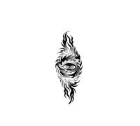 2pcs God's Eye Temporary Tattoo Stickers For Men And Women, Semi-permanent, Waterproof, Lasting 2 Weeks, Fake Tattoos