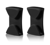 2pcs Goggle Clip, Adhesive Ski Helmet Goggle Clip Replacement Goggle Clip for Ski/Snowboard Helmets Gadgets Accessories to Fix Goggles (Black)