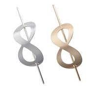 2pcs Gold Alloy Hair Stick Clip for Elegant Updos and Braids | Retro Decorative Accent, Classic Chic Style, for Women and Bridesmaids, Workplace Use and Exercise