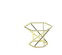 2pcs Golden Carbon Steel Egg Puff Storage Rack for Makeup Sponge | Small 1.8x2.2x2.2 Inch Size, Vanity Table Use, Stylish Delicate Elegant Chic Finish