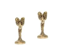2pcs Golden Souvenir Cup Basketball Trophy Football Trophy Sports Decor Gold Trim Ballon Dor Trophy Trophies Silver Decor Funny Trophy Gold Decor Child Brass Multifunction Medal