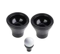 2Pcs Golf Ball Retriever,Rubber Golf Ball Pickup Quick Install Practical Pick Up Suction Cup Grabber Rubber for Putter and Swing Handle Golfaccessories