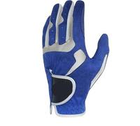 2PCS Golf Gloves For Men Women Left Right Hand Fabric Sports Unisex Golfer For Right Left Handed(Left hand blue,Small S 22)