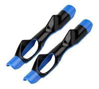 2pcs Golf Grip Training Aid Trainer Golf Club Aids Correct Hand Position Lightweight Anti-Slip Wrist Trainer Golfs Swing Muscle Memory Practice Tool to Enhance Grip Strength Precision Swing Skill Blue