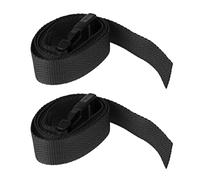 2pcs Golf Trolley Webbing Cart Luggage Fastening Strap tie Belt 2.5m Color Optional, Black