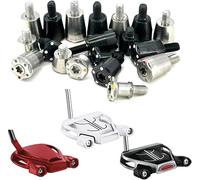 2pcs Golf Weight Compatible with Taylormade Spider Tour Red Black/Rossa Spider/Ghost Spider Putter (Black,2pcs * 12g)