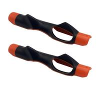 2pcs Golfs Swing Aid Trainers Ergonomic Right Hand Grip Enhances Control and Precisions During Practice Golfs Grip Improvement Tool