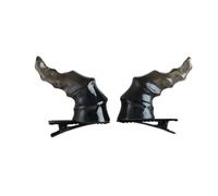 2PCS Goth Devil Horn Shape Hair Clip Halloween Party Headwear For Woman Girls Taking Photo Braids Role Play Hairpin