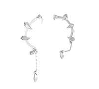 2Pcs Gothic Devil Claw Ear Cuffs Vintage Dragon Demon Claw Spider Cartilage Ear Wrap Earrings Non Piercing Punk Halloween Costume Ear Jewelry Gifts for Women, Regular, Metal, No Gemstone