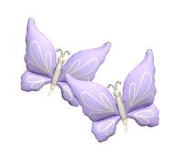 2pcs Gradient Giant Butterfly Foil Mylar Balloon Purple Butterfly Birthday Decorations for Butterflys Theme Birthday Party Wedding Supplies