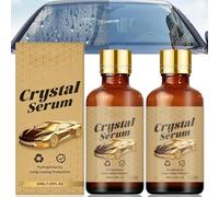 2PCS Grap/hene Ceramic Coating for Cars, Car Coating Spray, Long-Lasting Hydrophobic Car Polish & Ceramic Wax Kit for Ultimate Paint Protection, Shine & Detailing, Suitable for Various Vehicle Surface