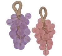 2Pcs Grape Soap Exquisite Vivid Soap on a Rope for Face & Hand & Body Shower Fragrant Home Decor for Cleaning