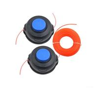 2Pcs Grass Trimmer Head, For T25 Tap For Advance String Trimmer Head Compatible With 122C 125C 128R Models Split Spool Design Reduces Tangling Directional Arrows(2*T25+line)