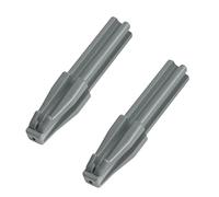 2Pcs Gray 3 in 1 Eyebrow Pencil Sharpener, Eye Pencil Sharpener, Duckbill-Shape Eyebrow Auxiliary Tool for Waterproof Peel Off Brow Pencils for Beginners and Professional Tools