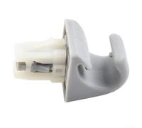 2Pcs Gray Sun Visor Clip for Toyota for camry Corolla Highlander Prius RAV4 for solara | ABS Plastic Roof Lining Fastener Hook Retainer Car Sunglasses Holder 2001-2012