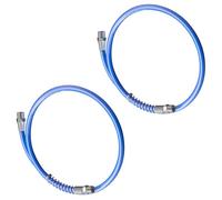 2PCS Grease Hose Replacement 10000PSI Flexible Anti Kink Design with Coupler for Manual and Electric Replacement Hose for Standard