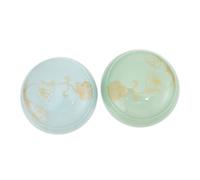 2pcs Green Mini Ceramic Rouge Lipstick Jar for Travel Storage | Leak-proof, Compact and Easy to Carry, Small Glass Storage Jars, Retro Delicate Elegant Multi-purpose Containers
