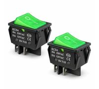 2PCS Green Power Turn On/Off Button Spare Electronics Rocker Power for Vacuum Cleaner Compatible Models HVR200 NRV200 VNR200 CVC370 GVE370 220582 Easy Install Vacuum Replacement Part Accessories