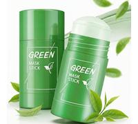 2PCS Green Tea Mask Stick for Face, Green Tea Deep Cleanse Mask, Blackhead Remover with Greens Teas Extract, Oil Control & Moisturizing Ma-sk for All Skin Types, Suitable for Women and Men