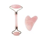2PCS Gua Sha Facial Stone Facial Massager Roller Skin Care Tools Gousha Stone for The Face Roller Gouache Scraper