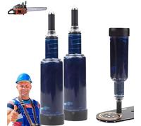 2Pcs Guide Bar Grease Tool, Precision Grease Pen for Chainsaw Lubrication,Portable Push Type Greases Gun, Guide Bar Maintenance Tool,Chain Saw Oil Lubricant for Small Chainsaws,Pre Loaded