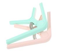 2pcs Guitar Capo Tuner Clip for Acoustic Electric Guitars Lightweight Easy to Use Stylish Colors for Folk Music