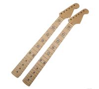 2pcs Guitar Neck 22 Fret 25.5" Maple Fingerboard Star Inlay Replacement Parts
