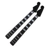 2PCS Guitar Neck 22 Frets 25.5" Left Headstock Maple Fingerboard