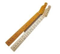 2pcs Guitar neck 22nd fret 25.5 inch maple fretboard dot inlay replacement parts reverse headstock