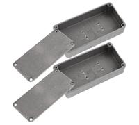 2pcs Guitar Pedal Enclosure Aluminum Box for DIY Project