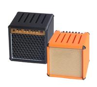 2PCS Guitar Pick Case, Plectrum Storage Container, 5 Slots 3D Printing Amp Speaker Shape Guitars Pick Holder, Guitar Picks Holder Amp, Simulation Speaker Desktop Ornaments Gift