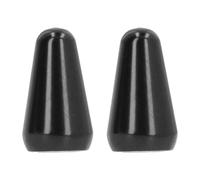 2PCS Guitar Pickup Switch Caps, 3 Way 5 Way Toggle Switch Knob Tips for ST TL Style Electric Guitars (Black)