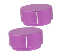 2pcs Guitar Potentiometer Knobs: Metal Volume Control Knobs for Smooth Rotation & Precise Positioning - Rotary Encoder Caps