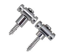 2pcs Guitar Roller String Retainers- String Guide, Strings Trees Replacement Part for Electric Guitars (Chrome)